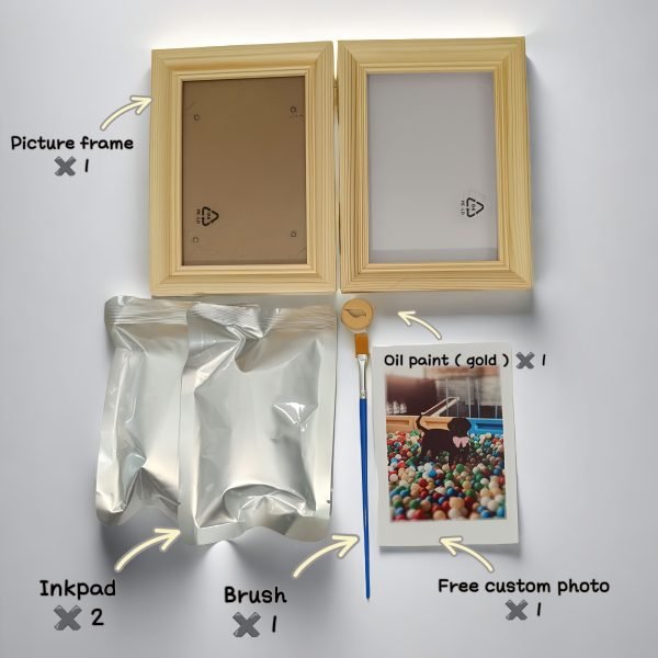 Pet Paw Print Memorial Kit